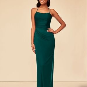 Azazie keonie bridesmaid dress in Pine